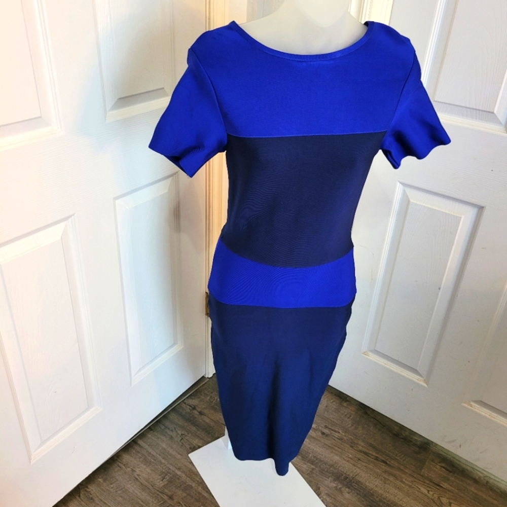 Blue Bodycon dress Sz 0-2